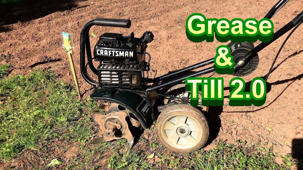 Смазка и пробная версия коробки передач для культиватора Sears Craftsman 2 л.с.