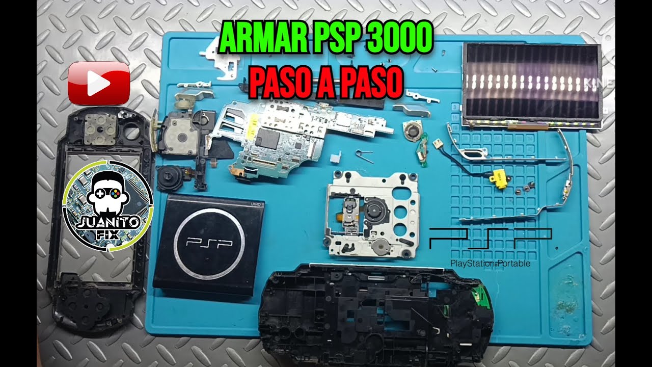 ARMAR PSP 3000 COMPLETAMENTE Y PASO A PASO / ASSEMBLE PSP 3000 COMPLETELY AND STEP BY STEP