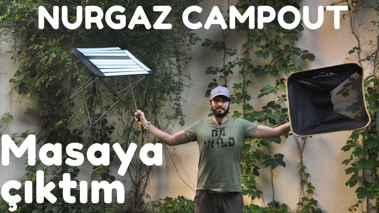 NURGAZ ALÜMİNYUM KAMP MASASI VE KAMP SANDALYESİ İNCELEME (İNDİRİM KODU YGZ2021)
