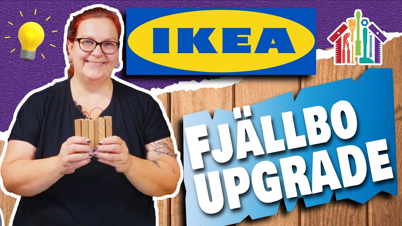 IKEA Fjällbo Upcycling – Mit Tapete & Easy Sticks zum neuen Look!