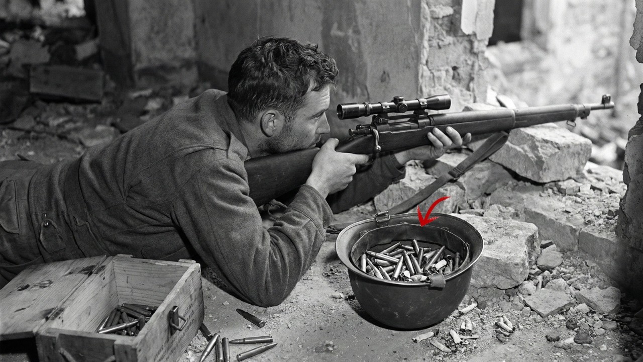 How a US Sniper's 'Helmet Trick' Destroyed 3 MG34s in 51 Minutes — Saved 40 Men With ZERO Casualties