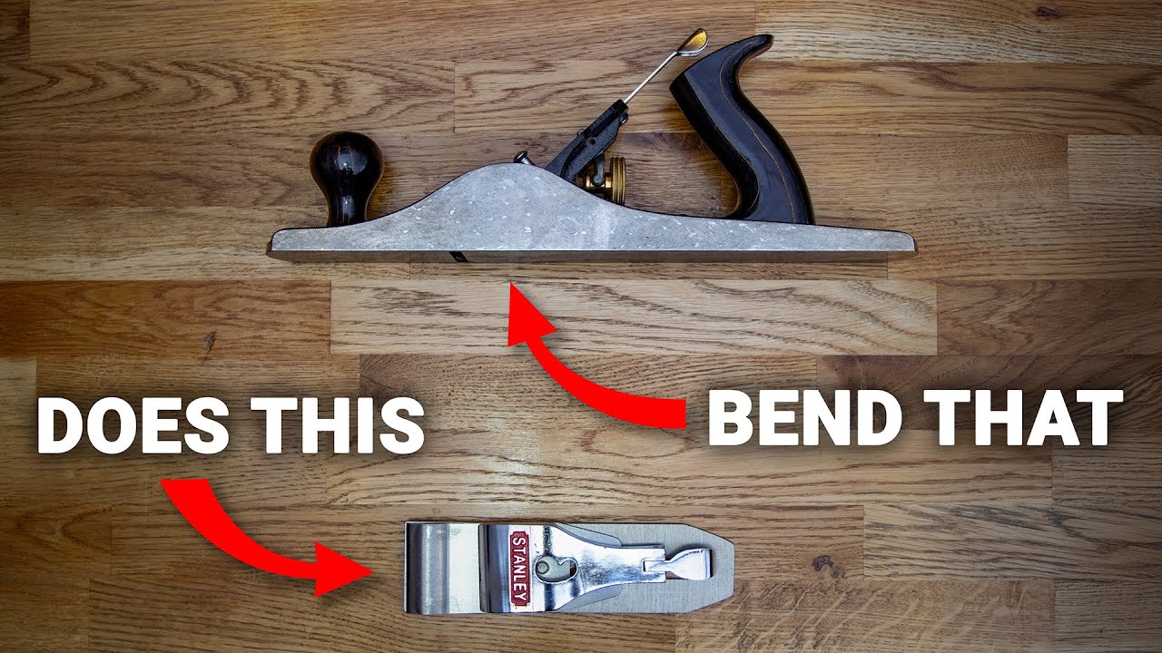 Should you flatten your wood planes with the iron fitted?