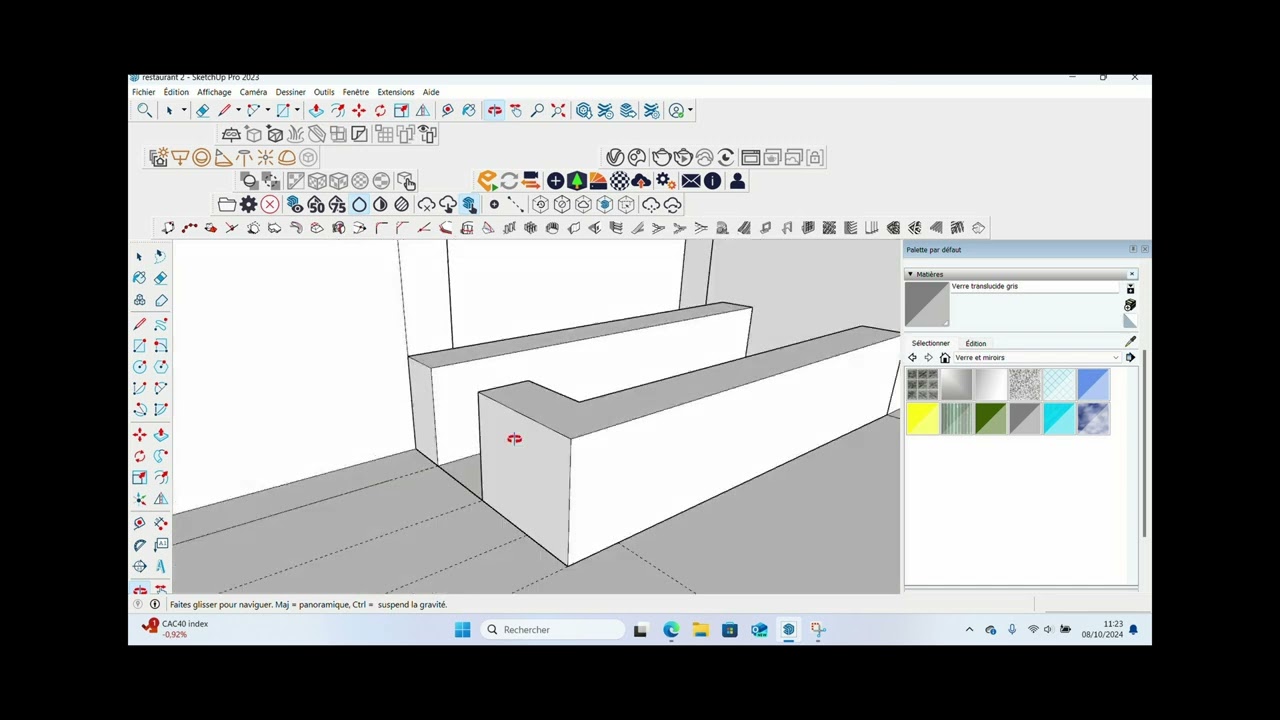 Sketchup restaurant design + enscape rendering ZAS ARCHITECTURE