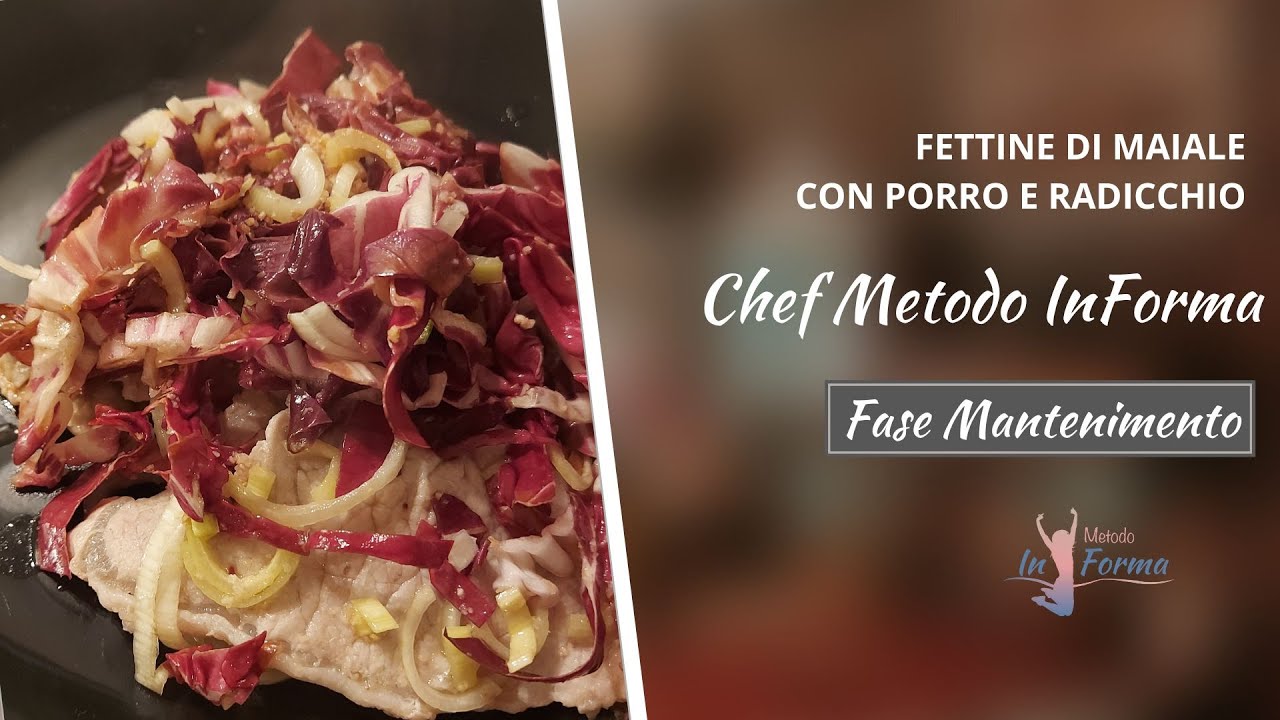 🥩 Fettine di maiale con porro e radicchio 😋