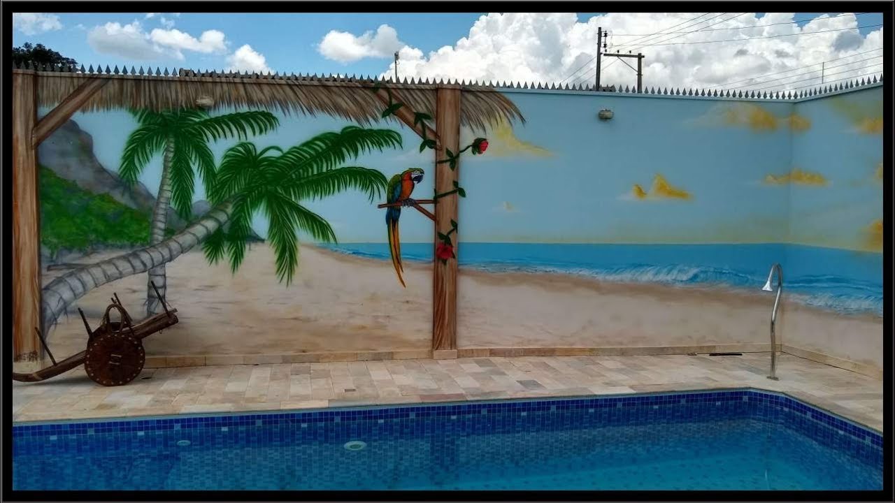Desenho de Praia em Parede de Piscina - Dicas, Curiosidades e Técnicas