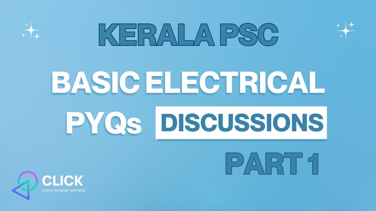 Basic Electrical | PYQs Kerala PSC | AE & Lecture poly Electronics 