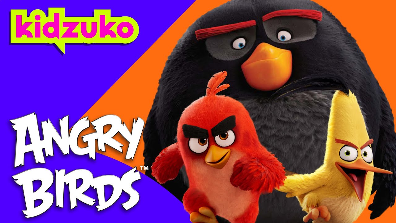 🤣 Action-Packed Silly Fun with Red and Friends! 🐥 | Angry Birds | Compilation | @Kidzuko