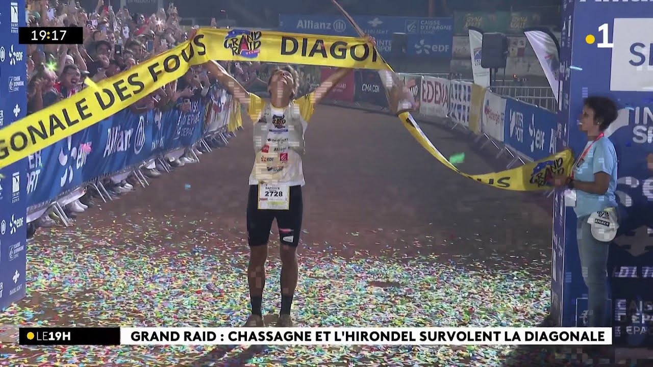 Grand Raid 2025. Baptiste Chassagne et Blandine L&rsquo;Hirondel survolent la Diagonale des Fous.