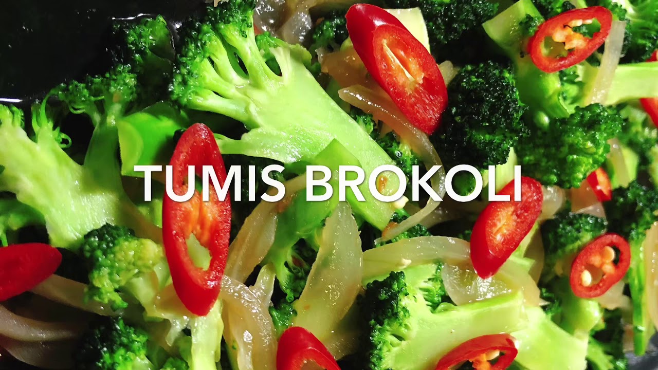 How to Stir-fry Broccoli - Tumis Brokoli Masako, Saori dan Greenjava®️ Sambal Bawang