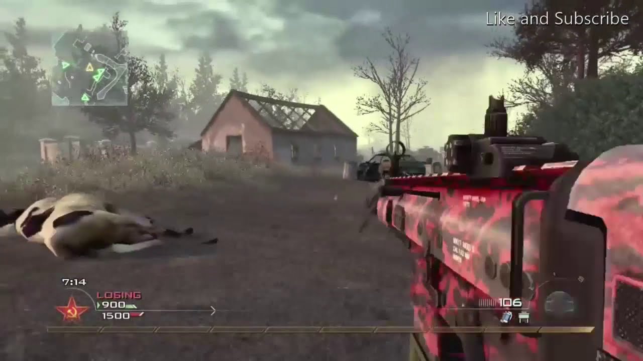 Modern Warfare 2 Scar H nuke