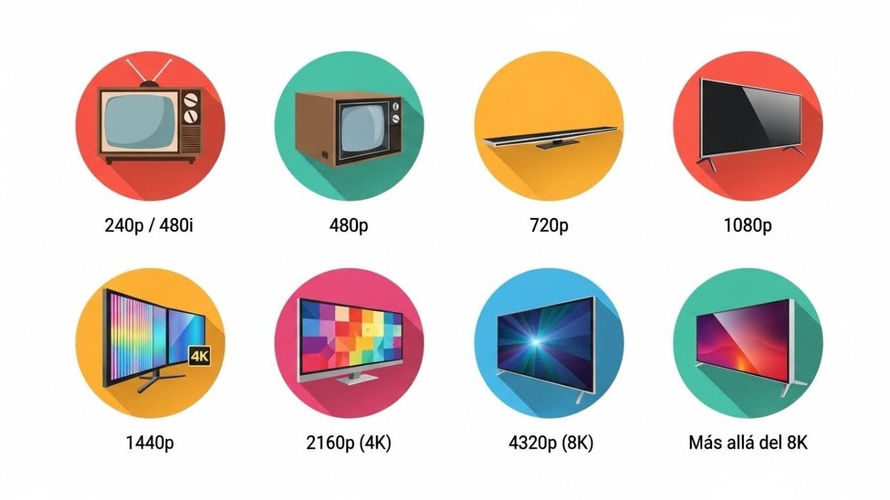 Todas Las Resoluciones De Pantalla De TV Explicadas En 9 Minutos