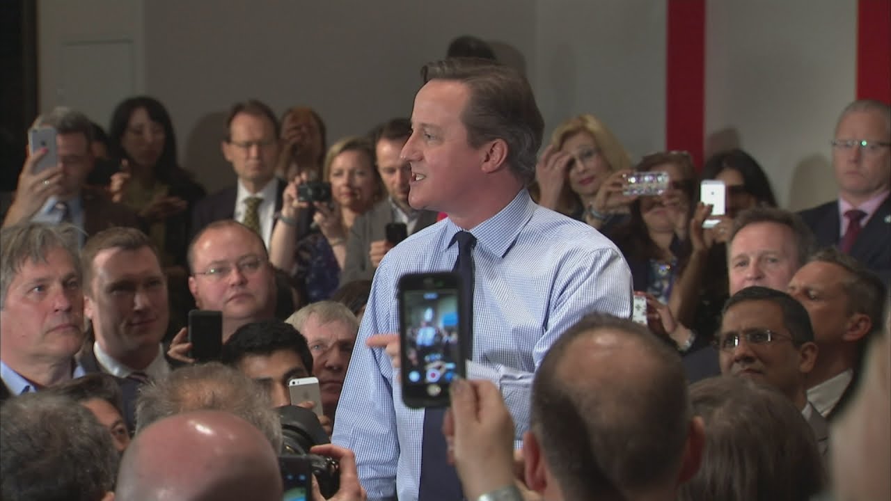 Election 2015: a 'pumped up' David Cameron