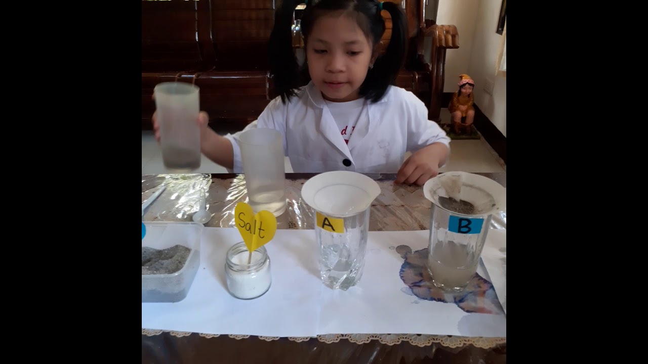 Coffee Filter Science experiment