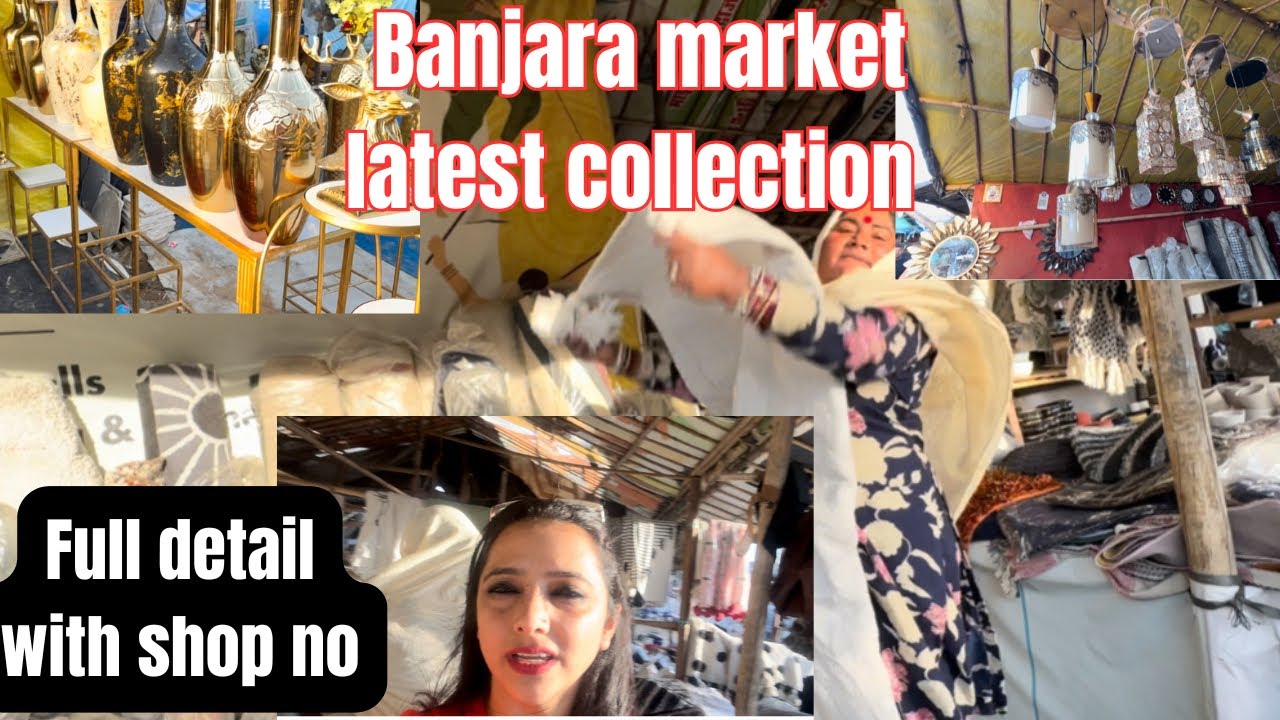 Banjara market sec 70A Gurugram affordable latest collection |viral home decore &furniture #tour