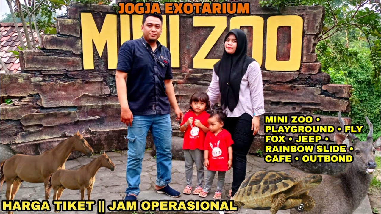 JOGJA EXOTARIUM MINIZOO SLEMAN YOGYAKARTA | KEBUN BINATANG SLEMAN YOGYAKARTA | BY R MEDIA FAMILY