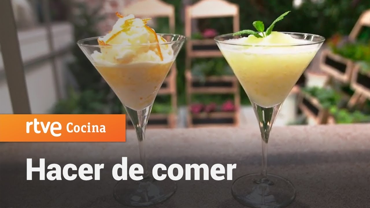Cómo hacer Sorbete de limón y mandarina - Hacer de comer | RTVE Cocina
