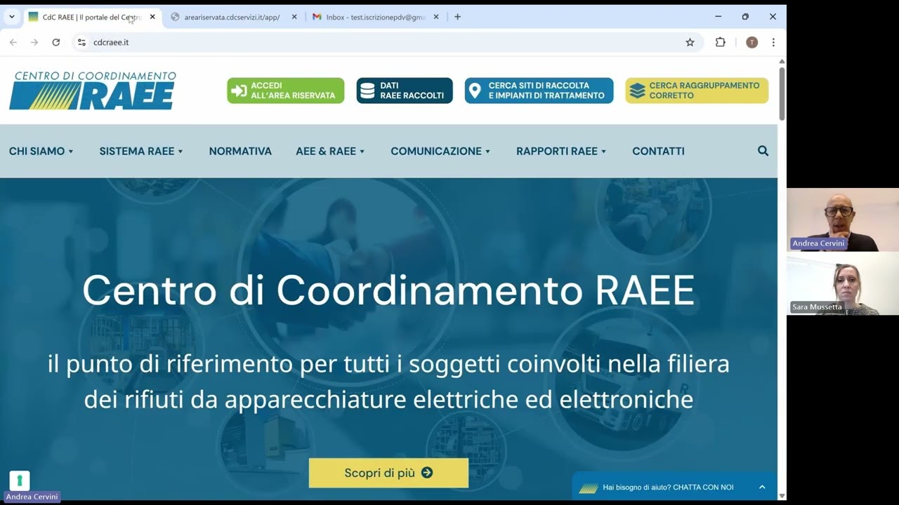 webinar: L&rsquo;iscrizione al portale del CdC RAEE per gli operatori del commercio di AEE