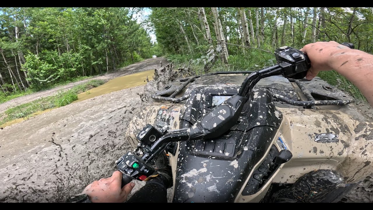 Stock 2024 Can Am Outlander Pro HD7 XU, Almost flooded It
