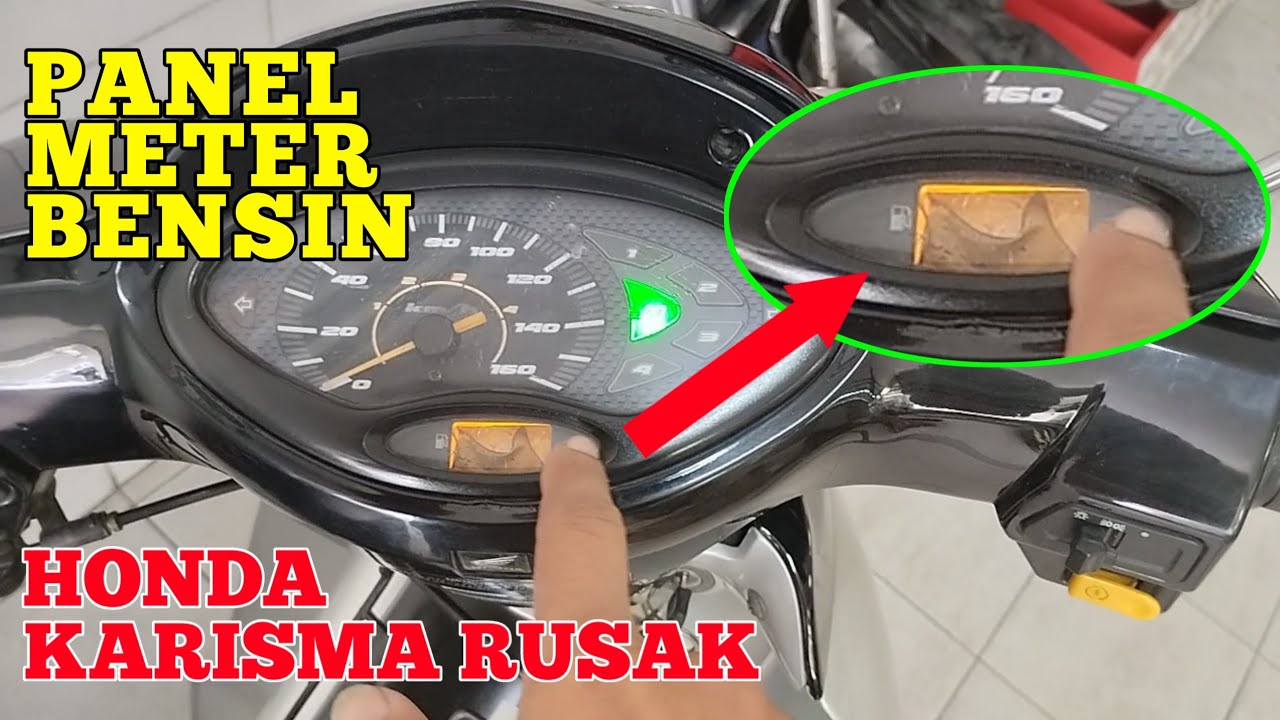 CARA GANTI METER BENSIN KARISMA YANG BLANK