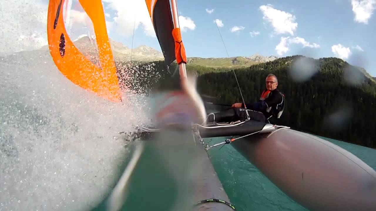 Smartkat Action am Silvaplanersee