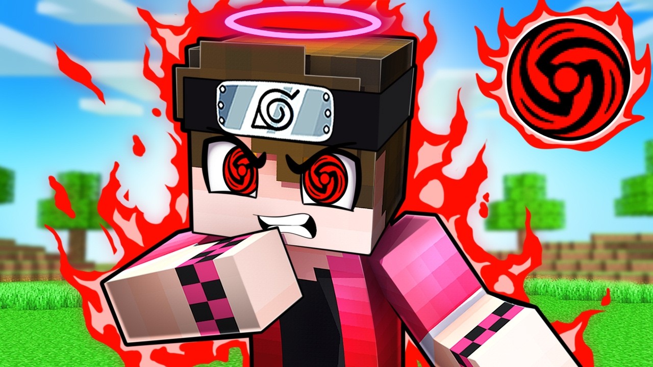 O SHARINGAN dEUS no NARUTO Minecraft !