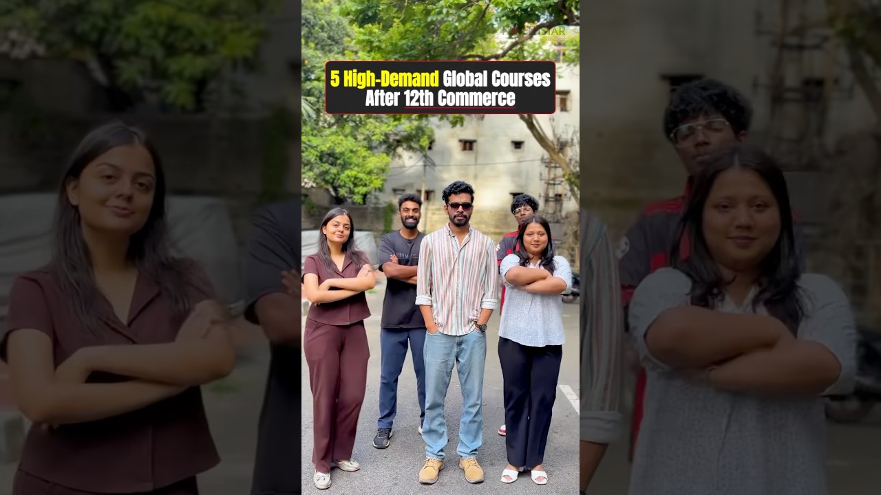 5 High-Demand Global Courses After 12th Commerce 🚀 #ACCA #CMAUSA #CPAUSA #CFA #FRM  #Big4
