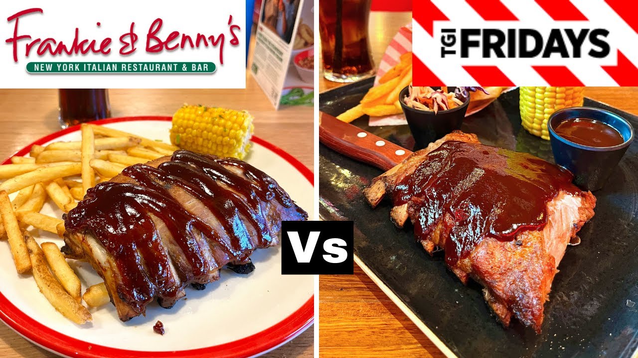 The ULTIMATE BBQ Ribs! - Frankie & Benny's Vs TGI Fridays - Who Wins?