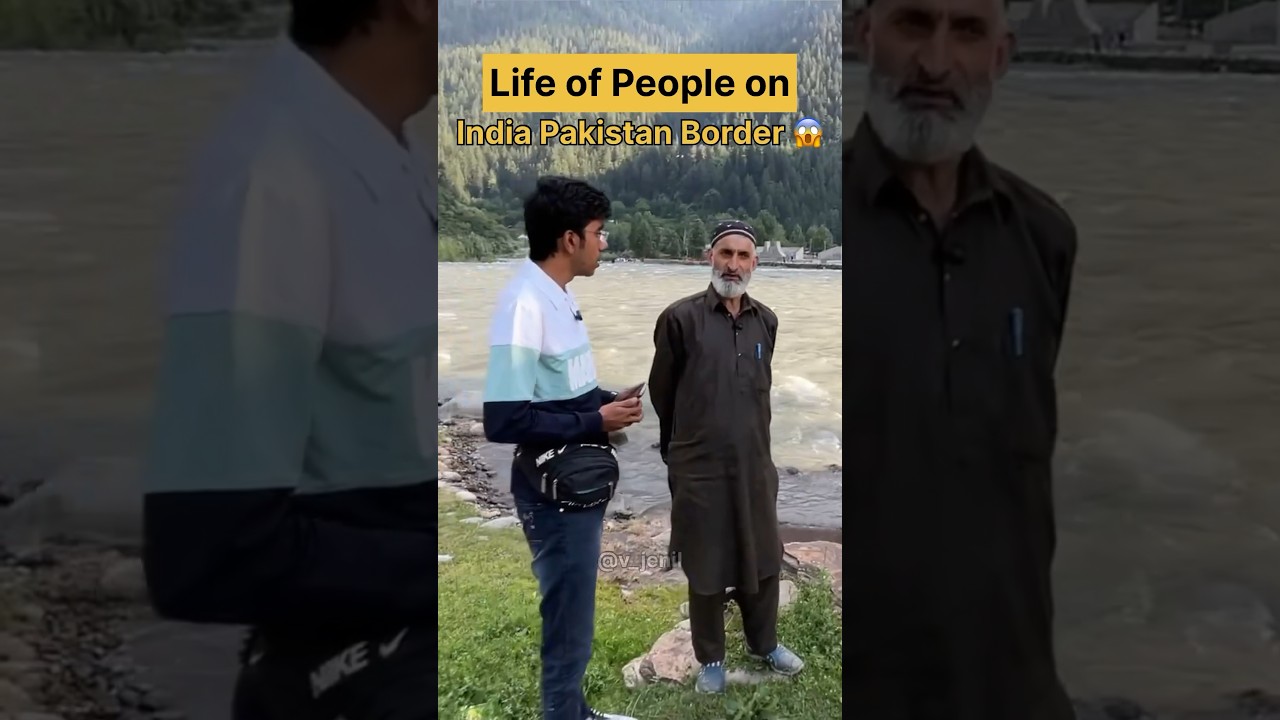 Last Indian Village in Kashmir 😱 Pakistan Border People lifestyle