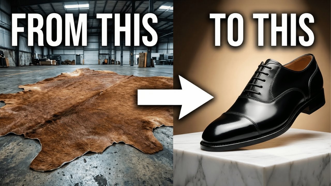 From Cow to Closet: The Complete Luxury Leather Shoe Making Process