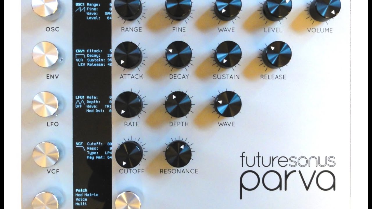 Futuresonus Parva Synth - Playing Around With