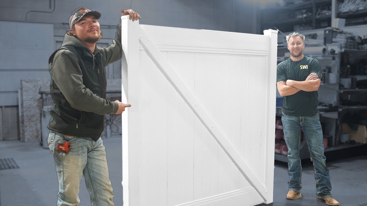 Создайте свои собственные виниловые ворота за считанные секунды с помощью этого набора для самост...