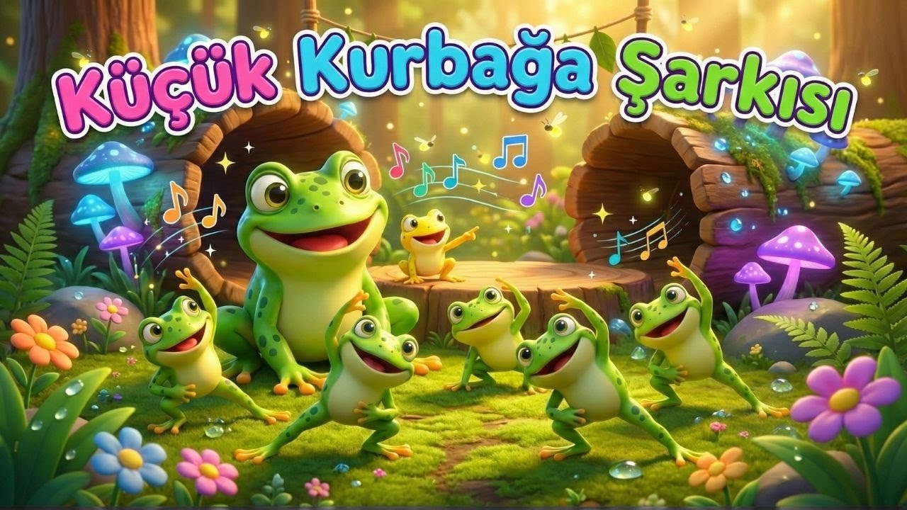 Küçük Kurbağa Şarkısı - Çocuklar İçin Eğlenceli Müzik Dinle | BabyLime TV