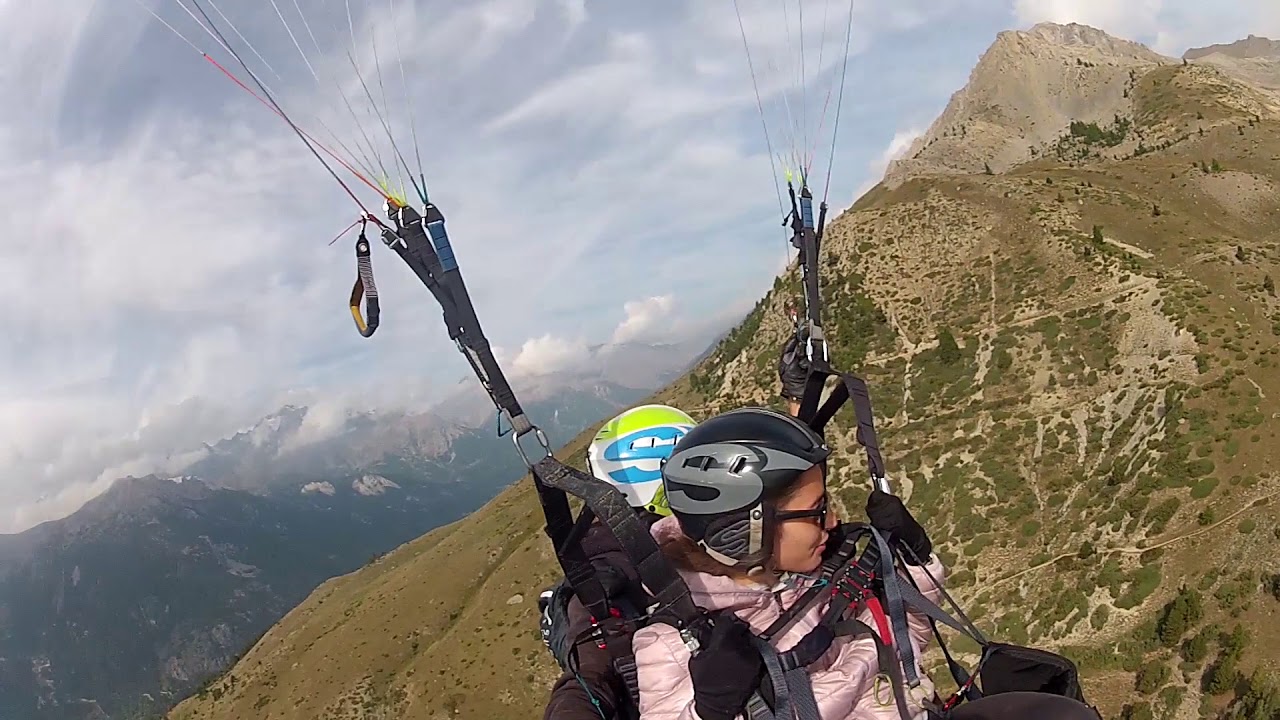Emotion air briancon parapente automne col du granon
