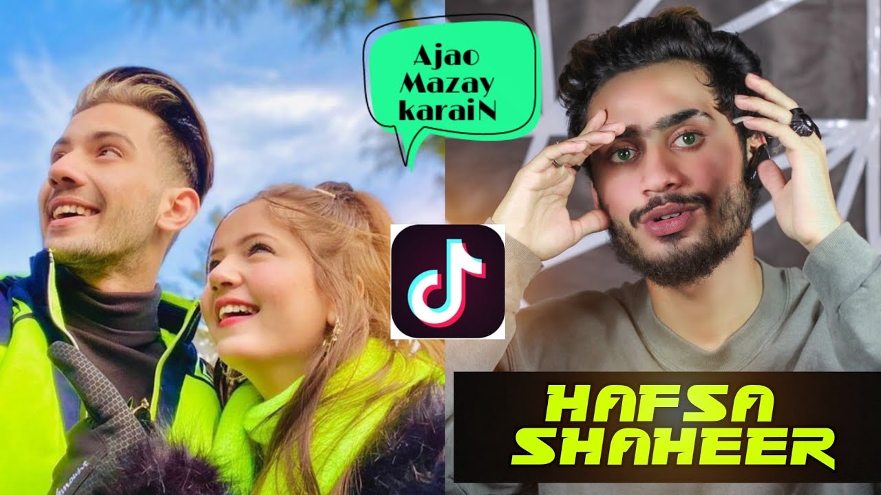 Indian Reaction 0n Shaheer & Hafsa Khan Latest New Tiktok Videos |#Hafsa Shaheer New videOs |Ak