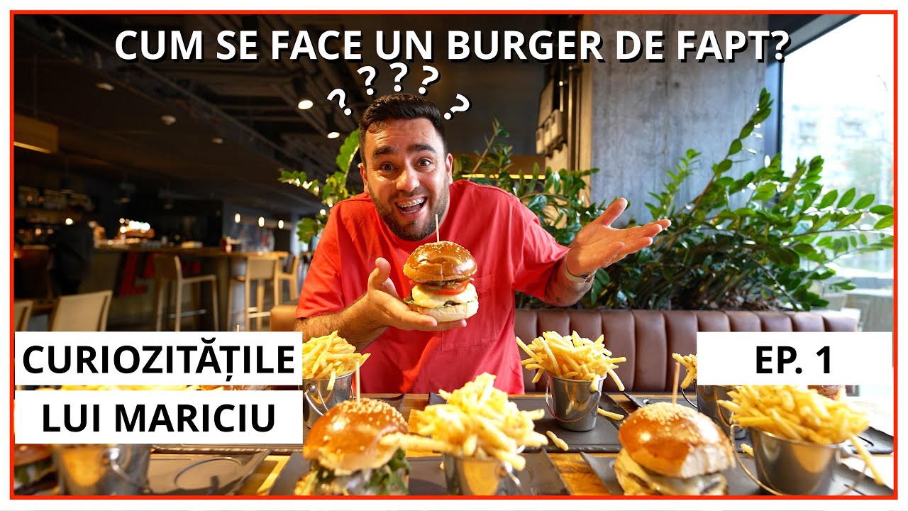 CUM SE FACE UN BURGER! De la CHIFLĂ la CARNE! De la A la Z! (Curiozitățile lui Mariciu, Ep. 1)