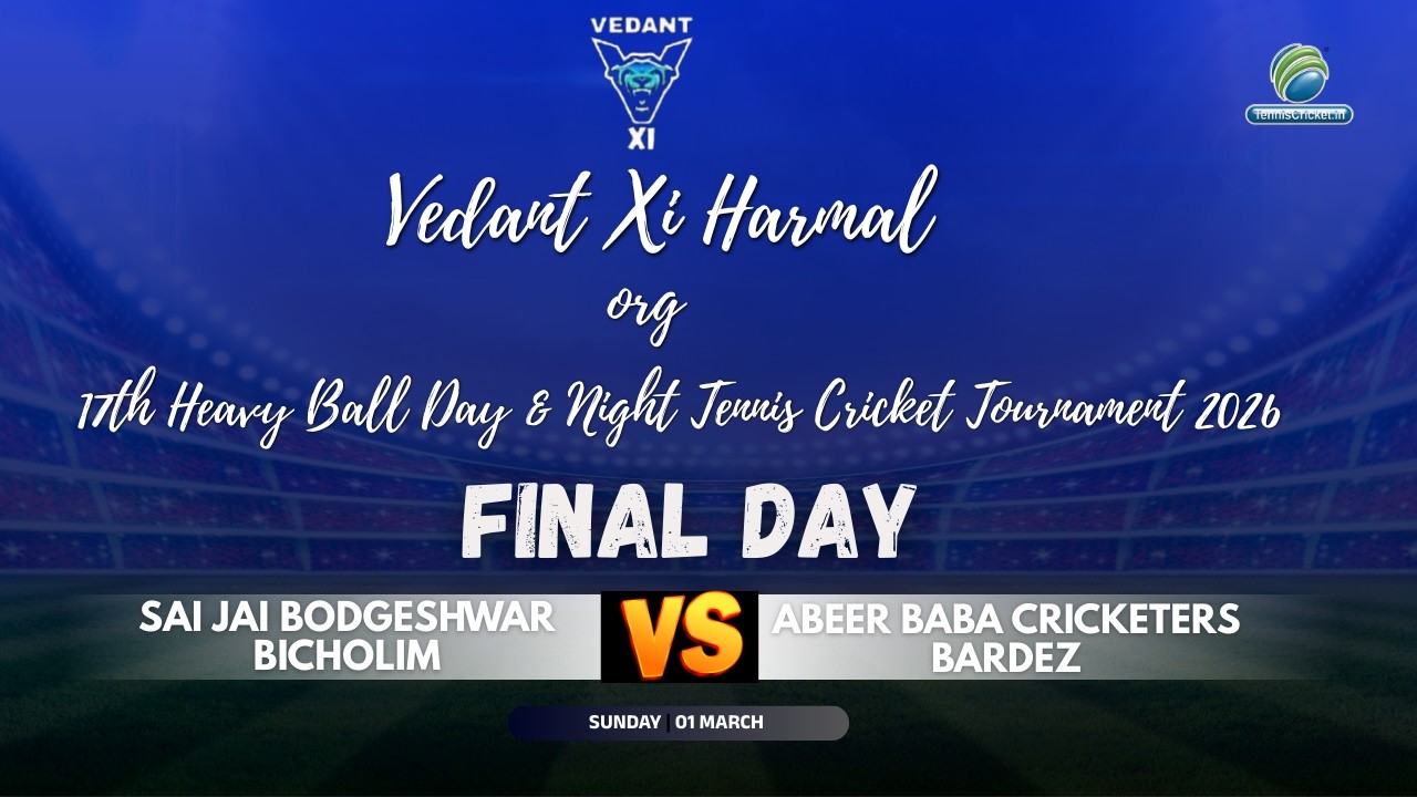 2nd Semi-Final || Sai Jai Bodgeshwar Bicholim Vs Abeer baba cricketers bardez ||  Vedant Xi Harmal