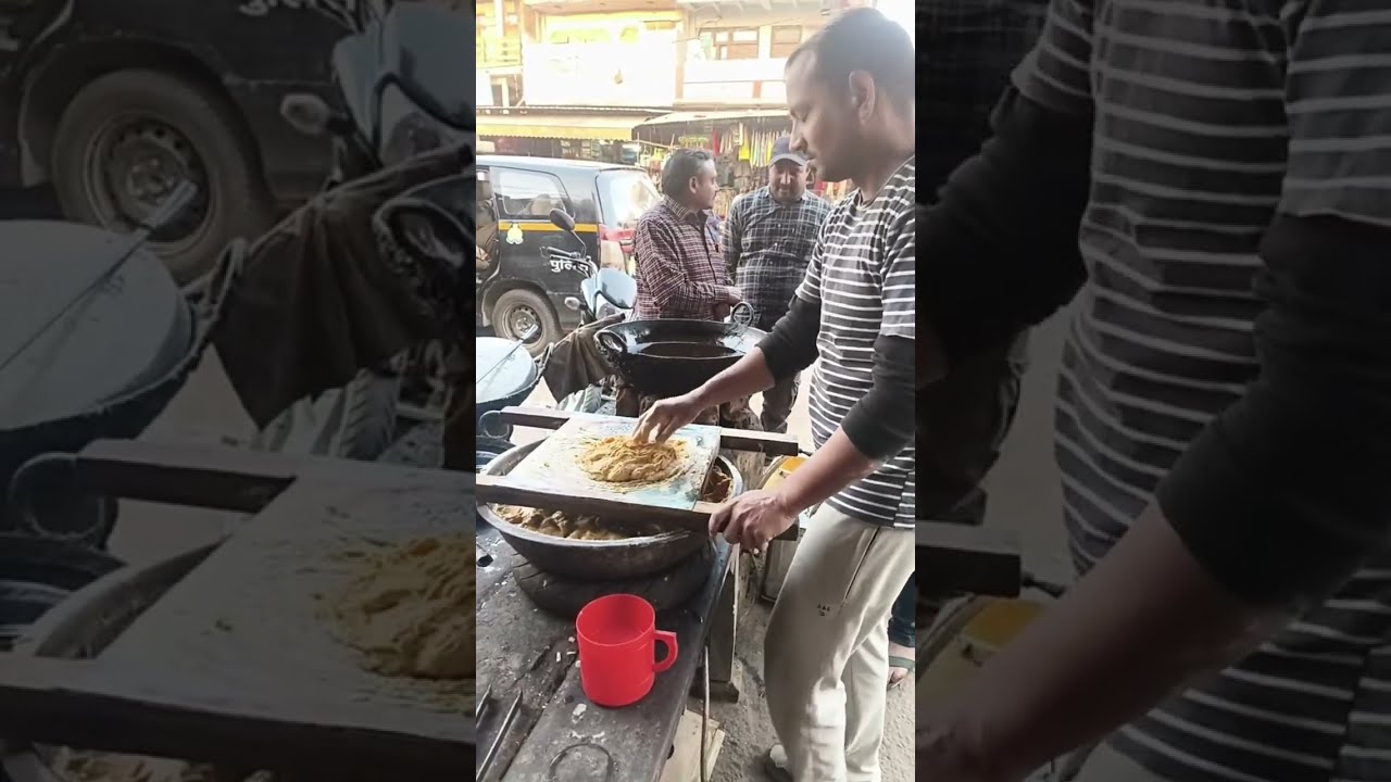 सेव बनाने की प्रक्रिया 🥱🥱