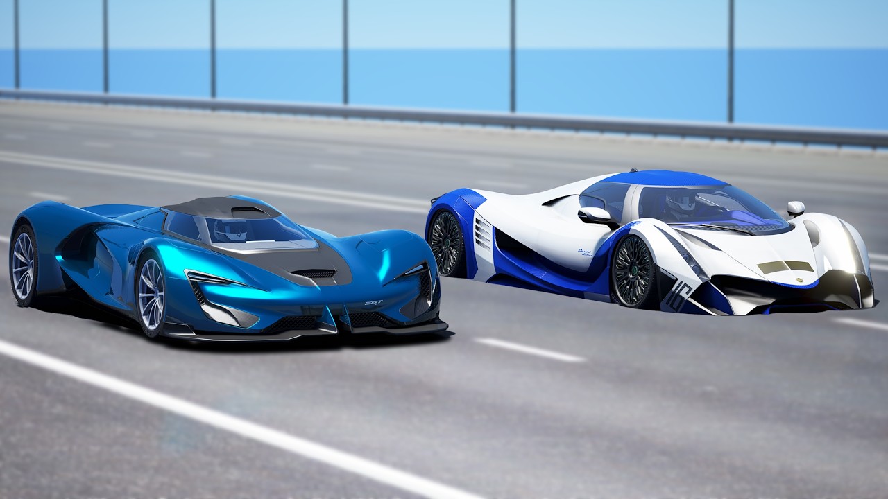 10,000 HP!!! Dodge SRT Tomahawk vs 2025 Devel Sixteen | DRAG & TRACK RACE