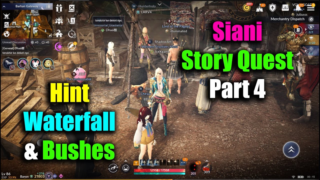 Black Desert Mobile Siani Story Quest Part 4