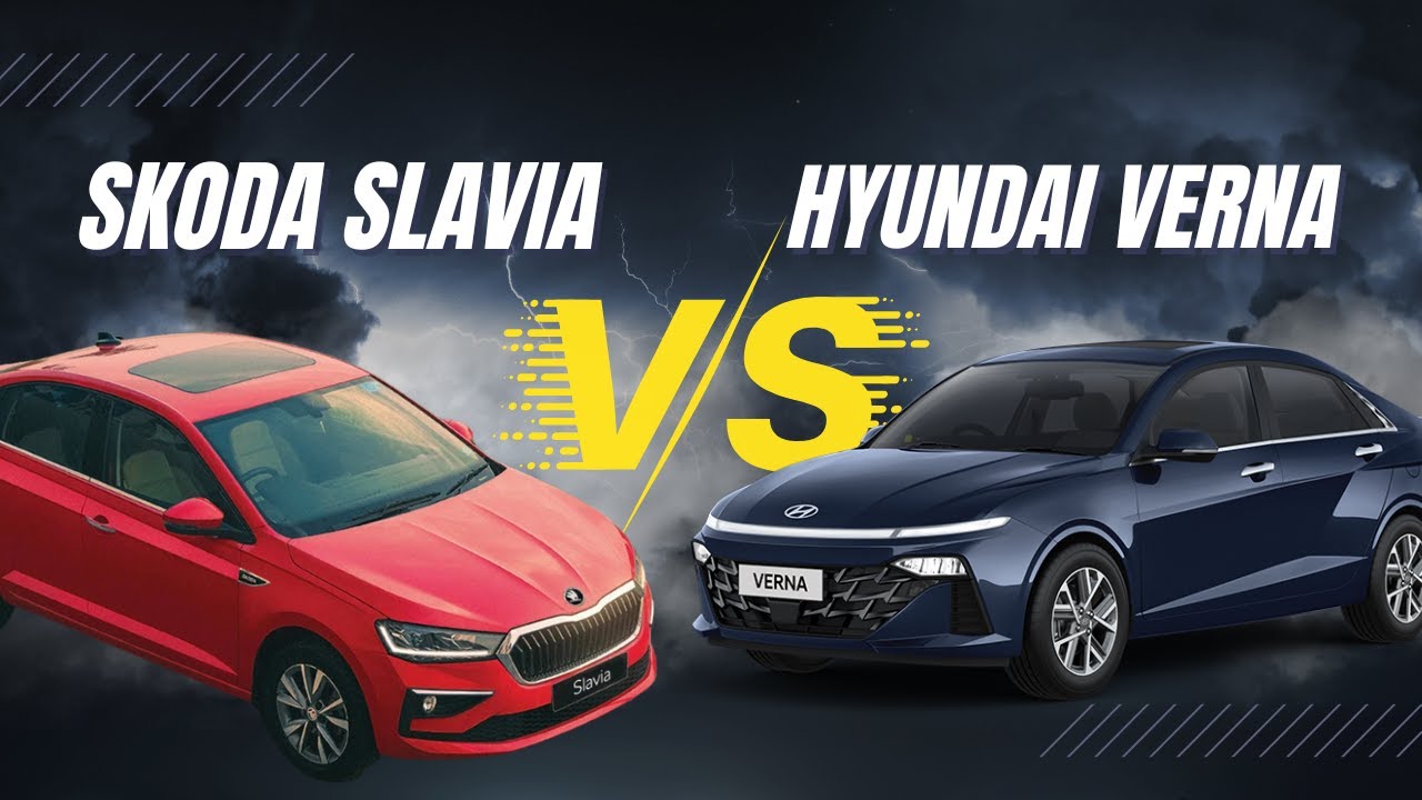 🔥Skoda Slavia vs Hyundai Verna🔥Car Comparison Review in Details | #skoda