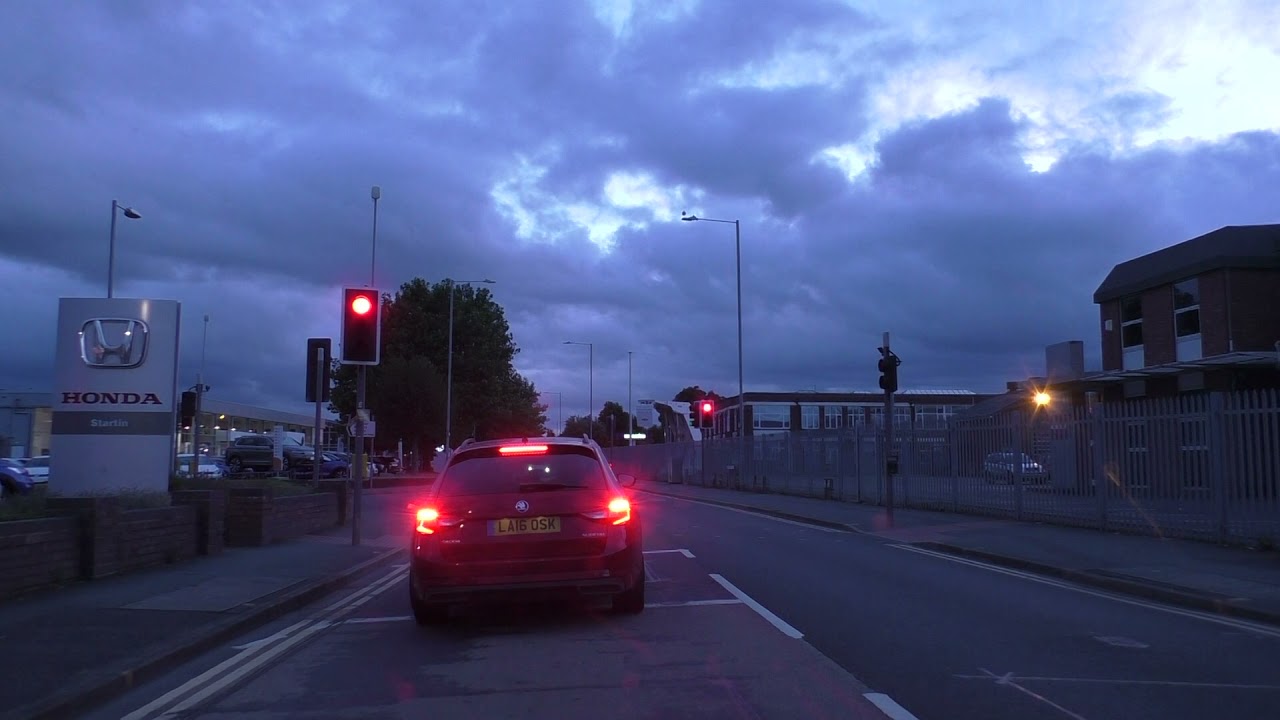 Driving On Lambert Road, Happy Land West, Bromyard Road & Tudor Way Worcester England 30th July 2021