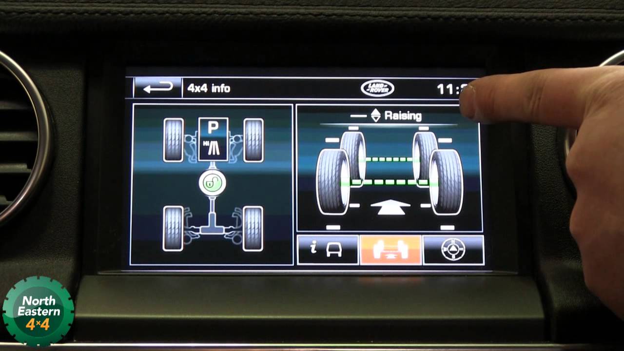 How to adjust a Land Rover Discovery 4's suspension