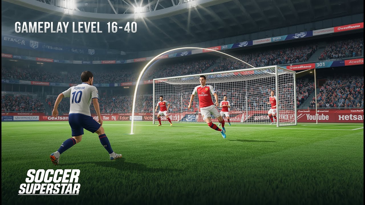 Soccer Superstar (iOS, Android) Gameplay Part - 2 (Level 16 - 40) #soccersuperstar