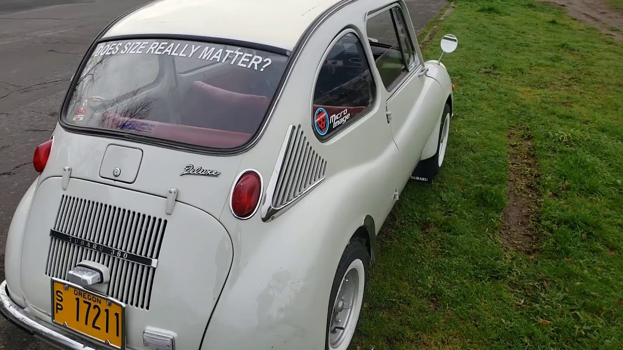 Come take a Ride in my Two Stroke Subaru 360