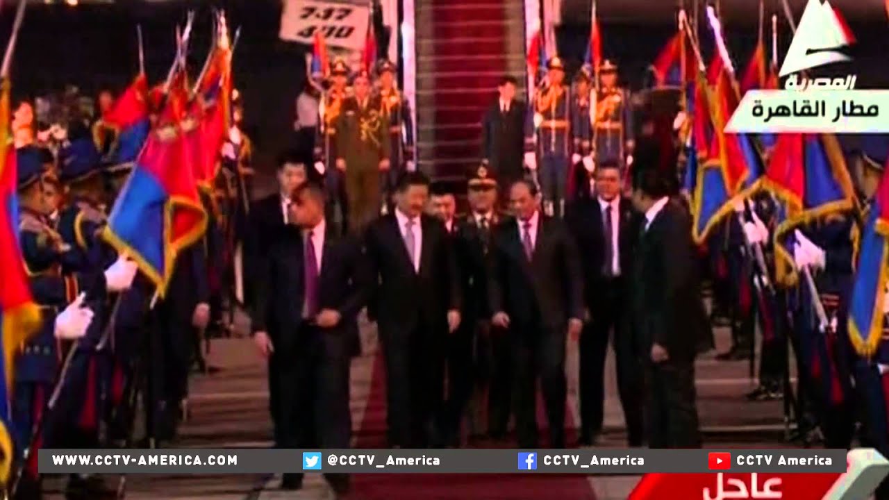 Chinese president Xi visits Egypt for a first state visit