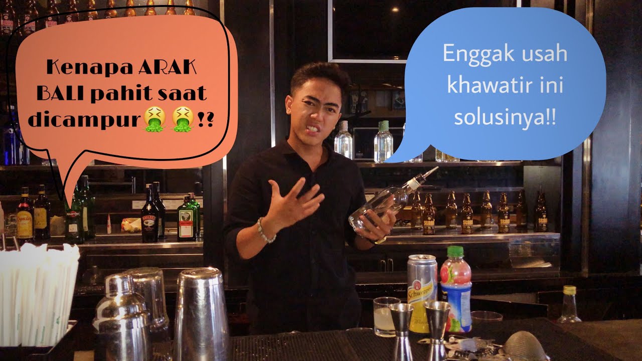Kenapa Arak bali pahit saat dicampur?ini solusinya!!