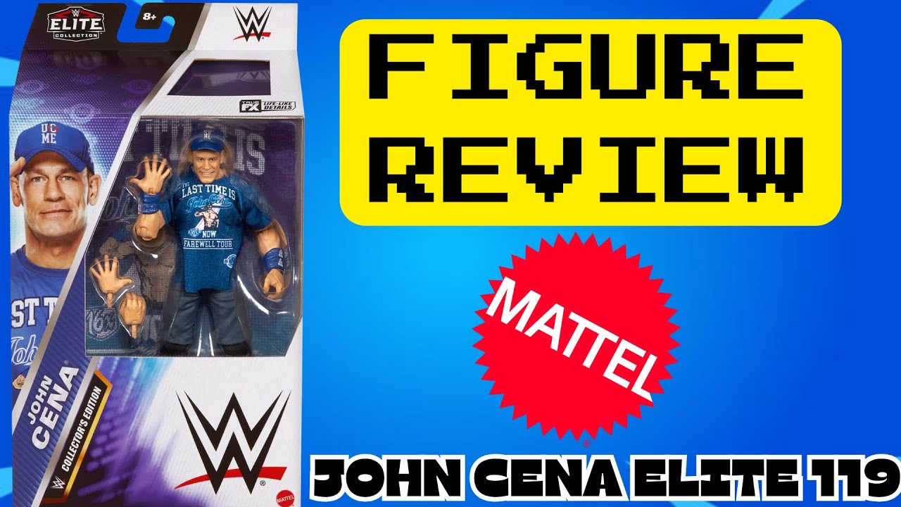 WWE Mattel Elite 119 John Cena Figure Review [Is It Worth It?]