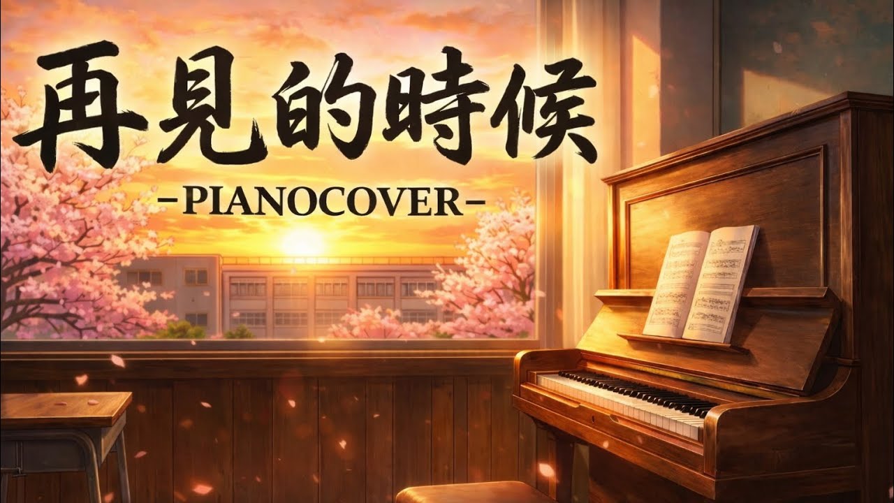 洪佩瑜｜再見的時候｜電影〈陽光女子合唱團〉主題曲｜鋼琴演奏 Piano Cover 🎹 那些說不出口的心情