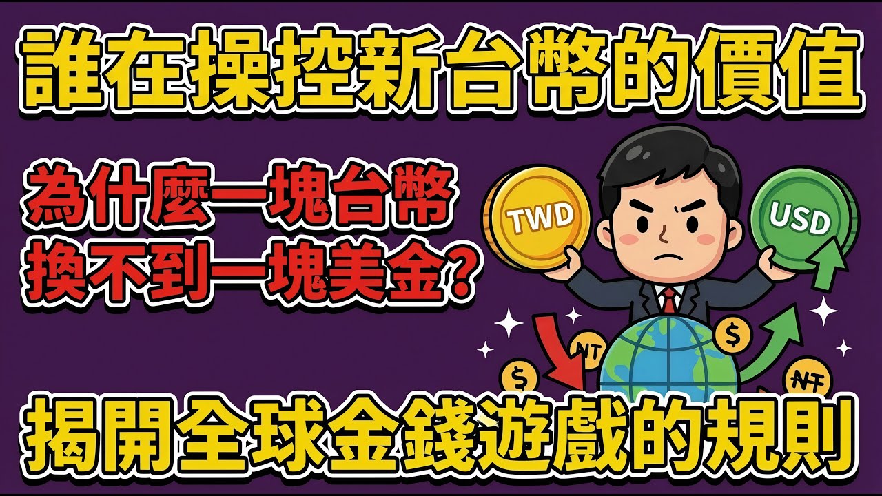 為什麼1 美金 ≠ 1 台幣？一場精密的數字遊戲？