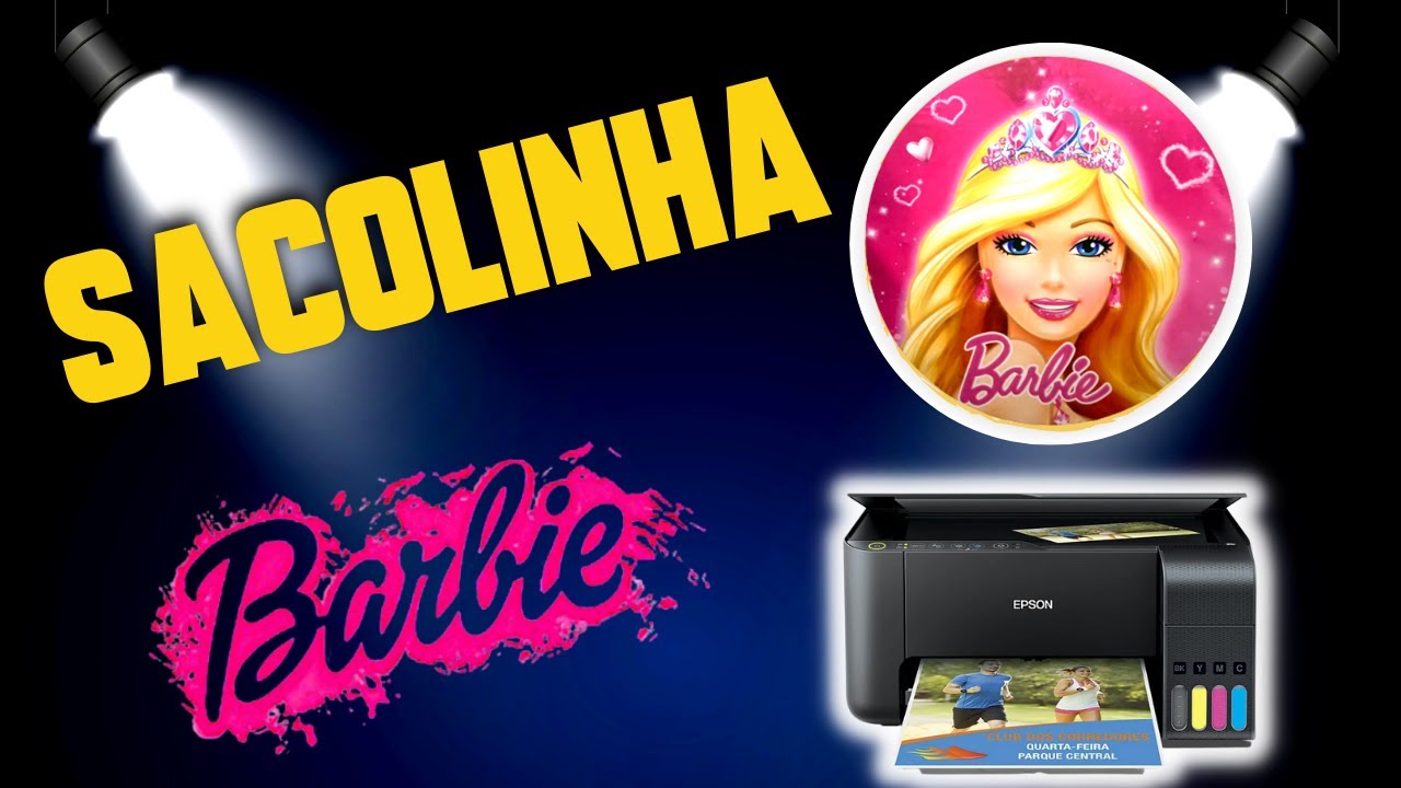 Sacolinha da Barbie passo a passo e arte grátis